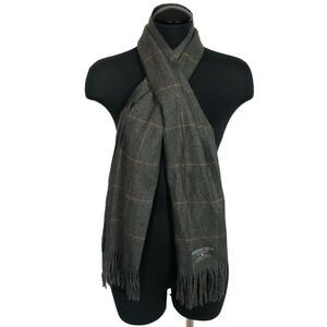 Geoffrey‎ Beene Gray Plaid Scarf
